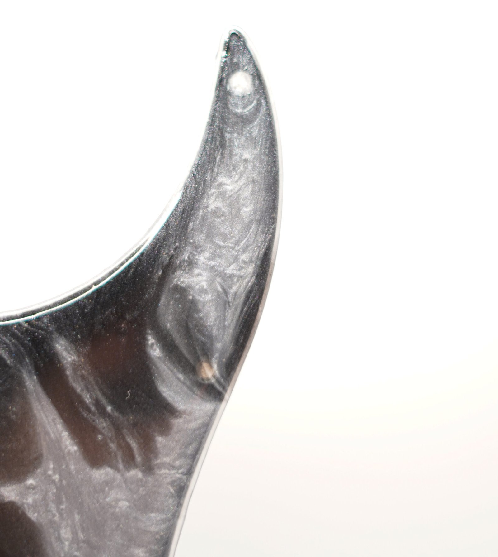 white pearl eclipse epoxy resin pickguard