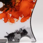 koi rebirth – epoxy resin telecaster pickguard