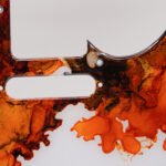 koi rebirth – epoxy resin telecaster pickguard