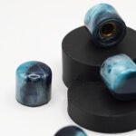 blue zenith epoxy resin guitar knobs