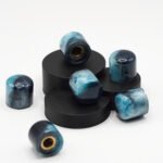 blue zenith epoxy resin guitar knobs