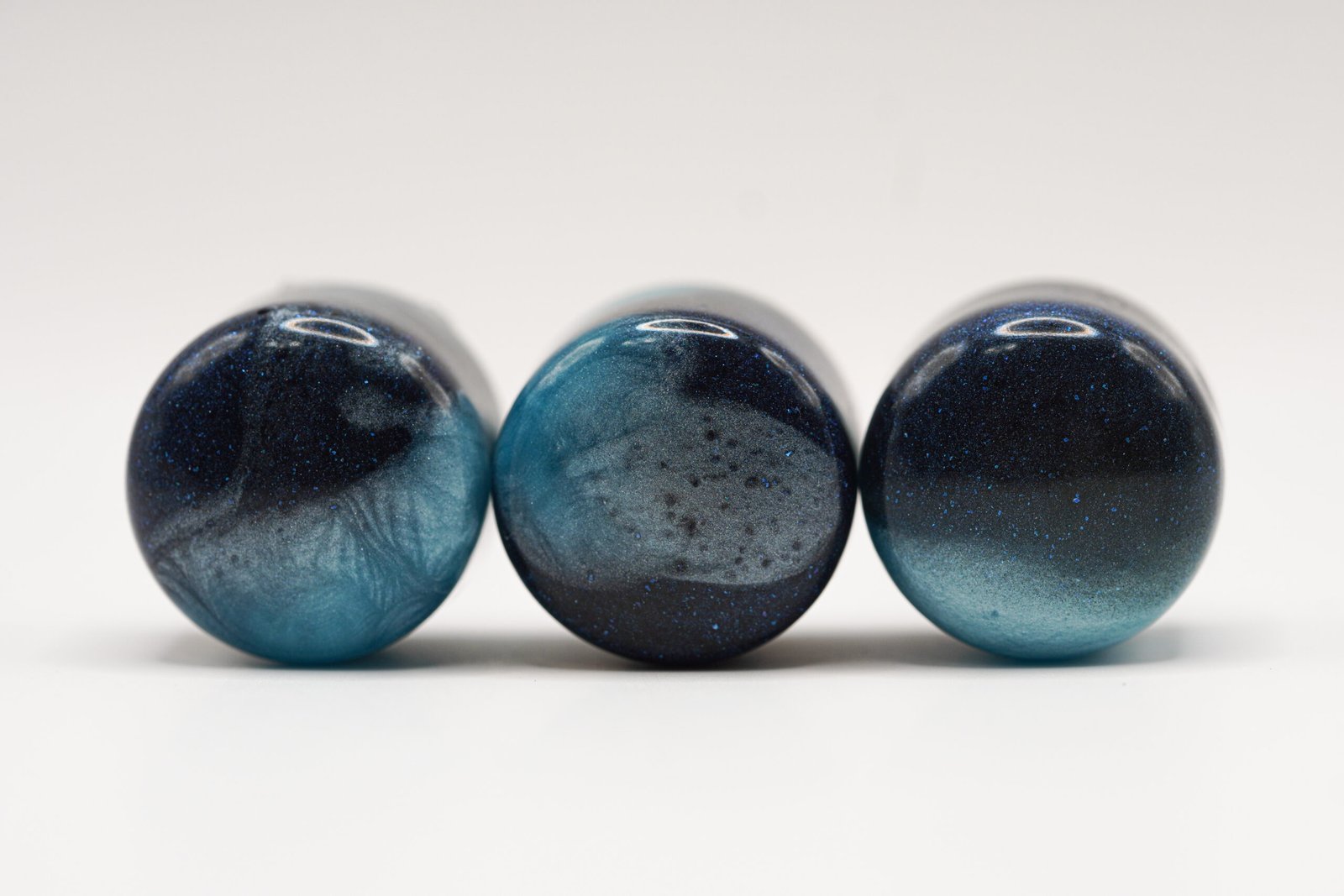 blue zenith epoxy resin guitar knobs