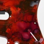 marshall burn epoxy resin guitar pickguard