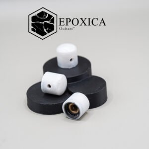 white pearl epoxy resin guitar knobs