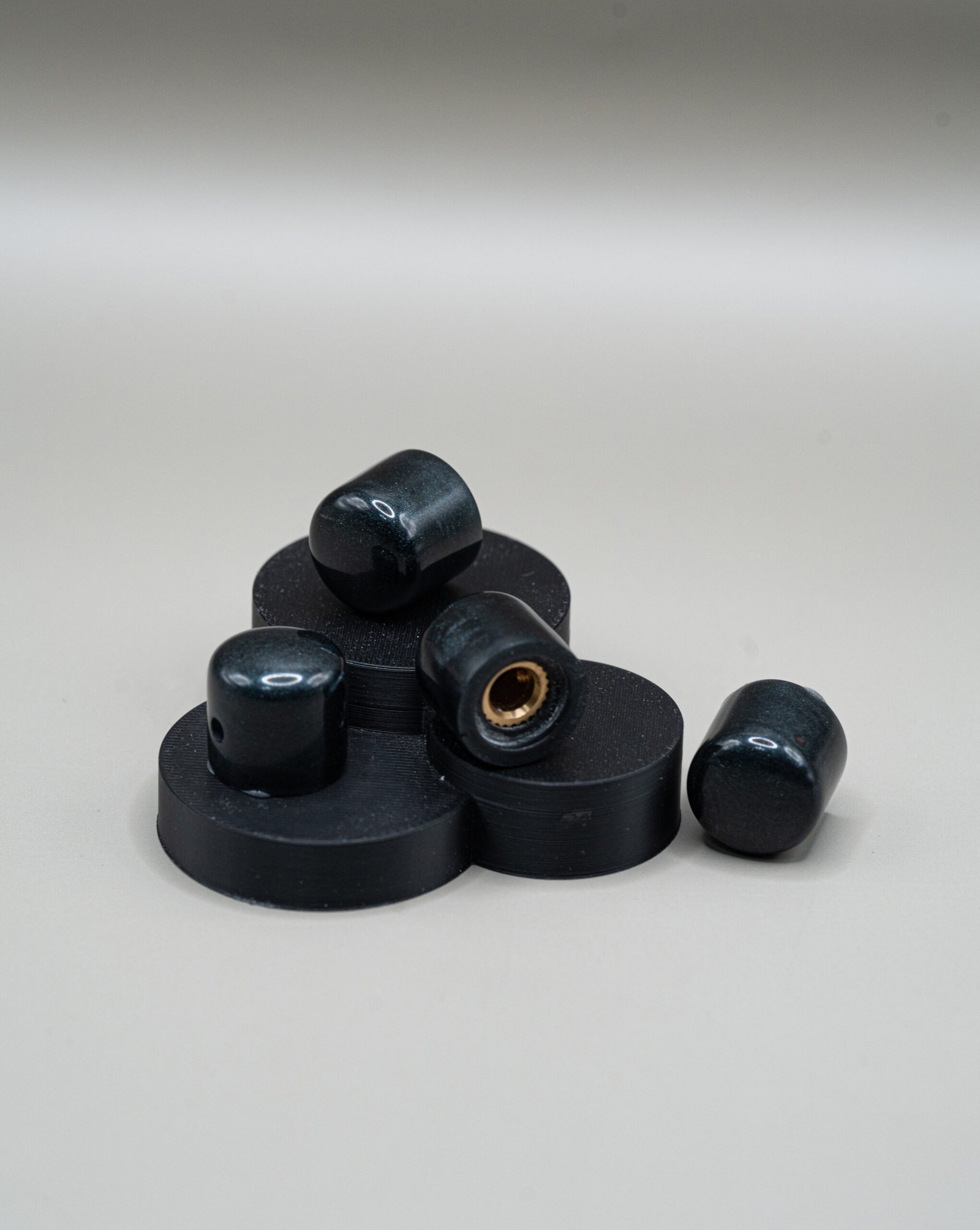 carbon black epoxy resin guitar knobs