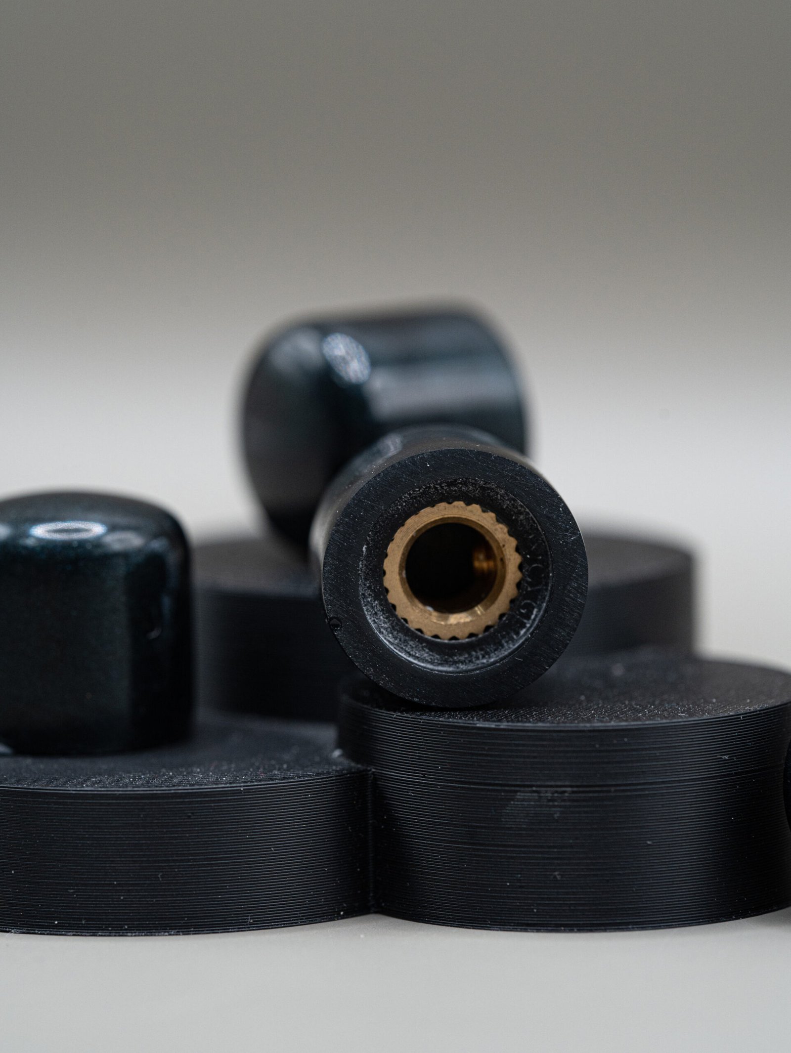 carbon black epoxy resin guitar knobs