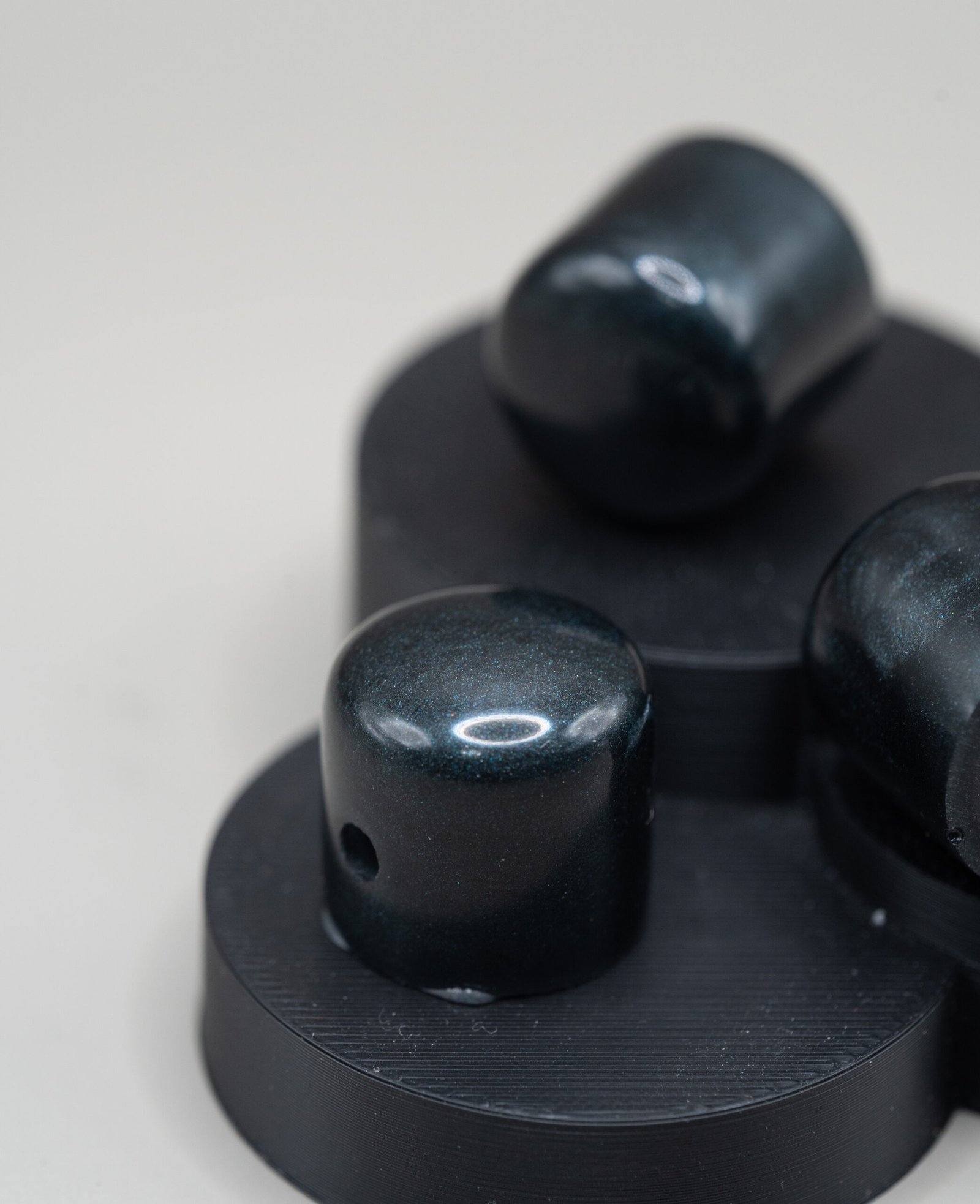 carbon black epoxy resin guitar knobs