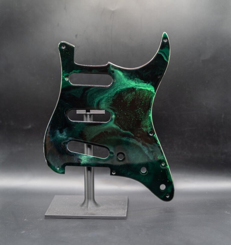 Home marshall burn epoxy resin guitar pickguard (copy)