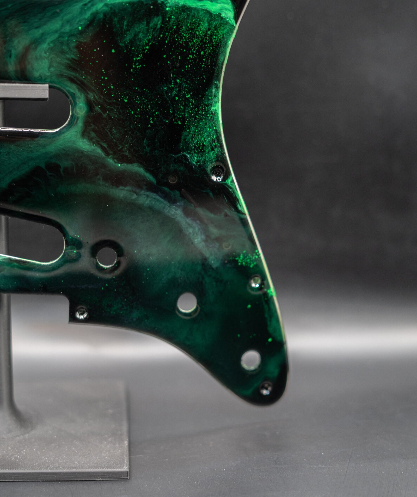 marshall burn epoxy resin guitar pickguard (copy)