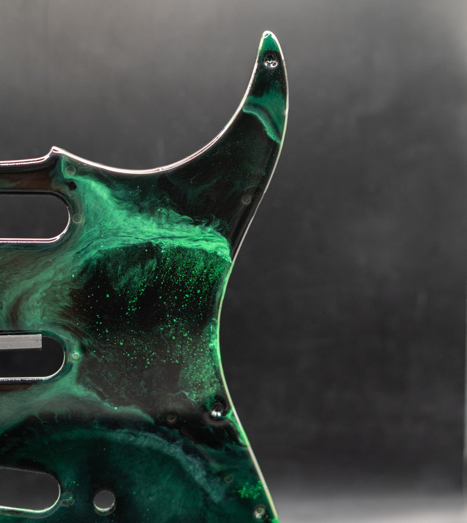 marshall burn epoxy resin guitar pickguard (copy)