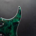 neon abyss epoxy resin guitar pickguard
