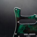 neon abyss epoxy resin guitar pickguard