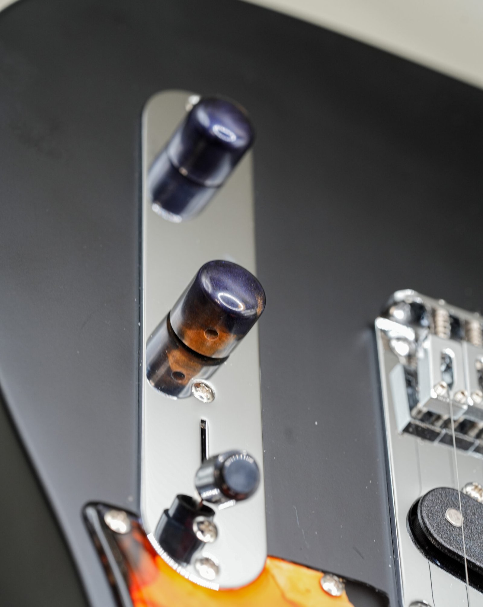 blue drift epoxy resin guitar knobs (copy)