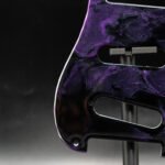 neon abyss epoxy resin guitar pickguard (copy)