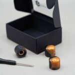 crimson eclipse epoxy resin guitar knobs (copy)
