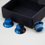 sapphire current epoxy resin guitar knobs