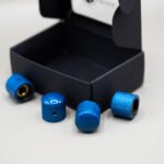 pacific blue epoxy resin guitar knobs