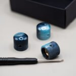 mayan obsidian epoxy resin guitar knobs (copy)