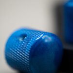 pacific blue epoxy resin guitar knobs