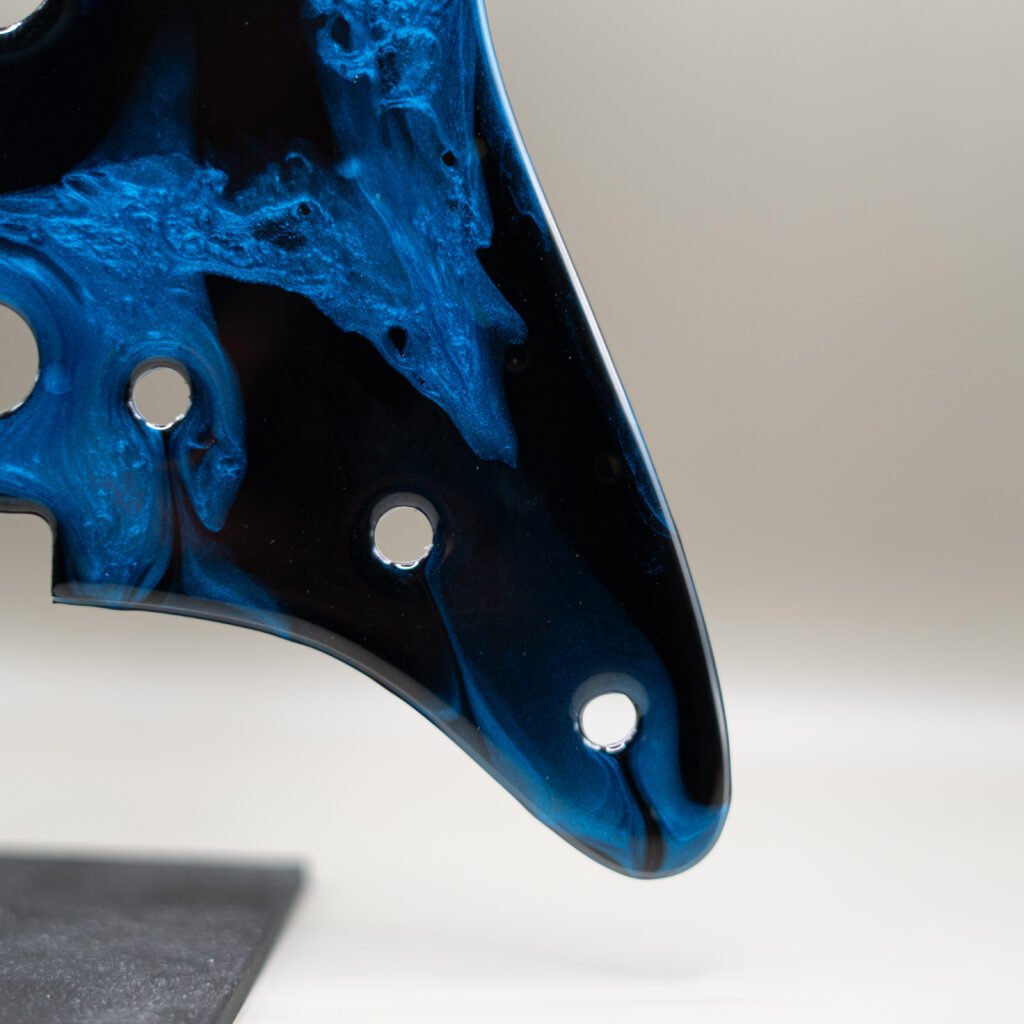 malachite storm — epoxy resin pickguard (copy)