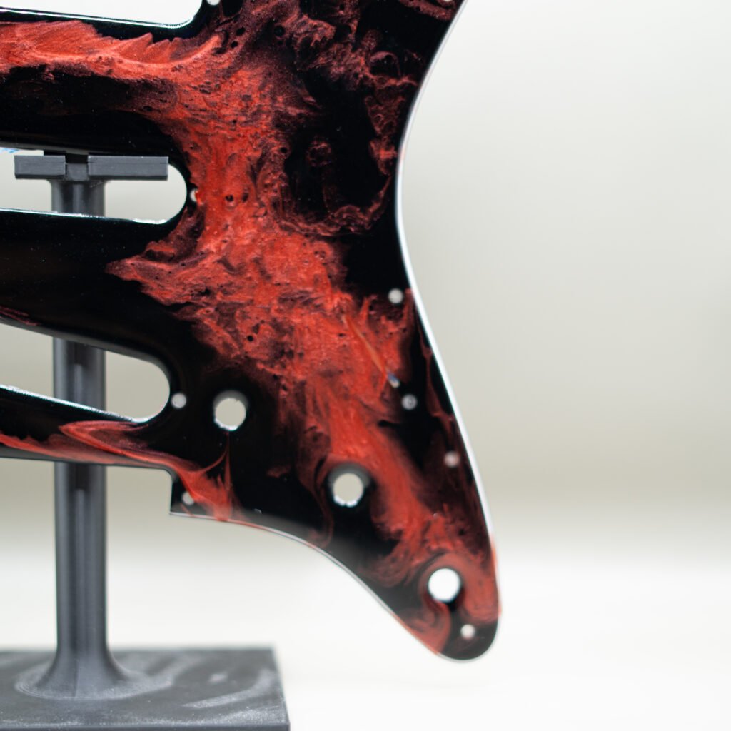 malachite storm — epoxy resin pickguard (copy)