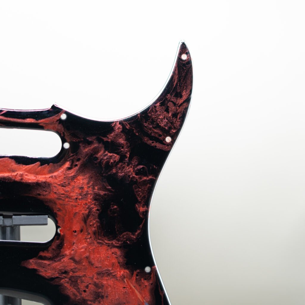 malachite storm — epoxy resin pickguard (copy)