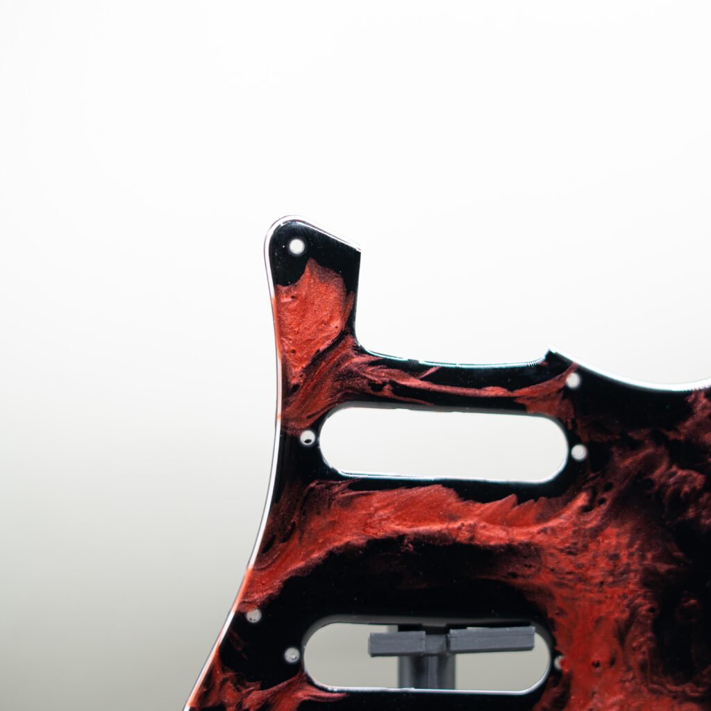 malachite storm — epoxy resin pickguard (copy)