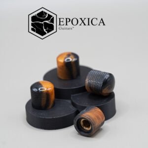 crimson eclipse epoxy resin guitar knobs (copy)