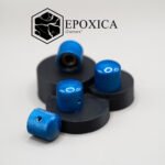 pacific blue epoxy resin guitar knobs