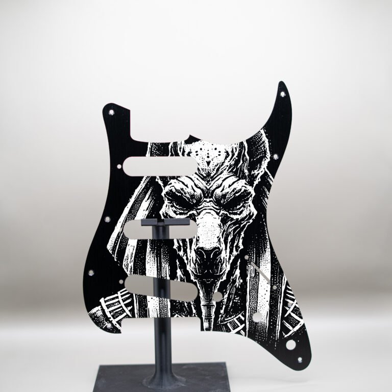 aztec death priest metal stratocaster pickguard (copy)