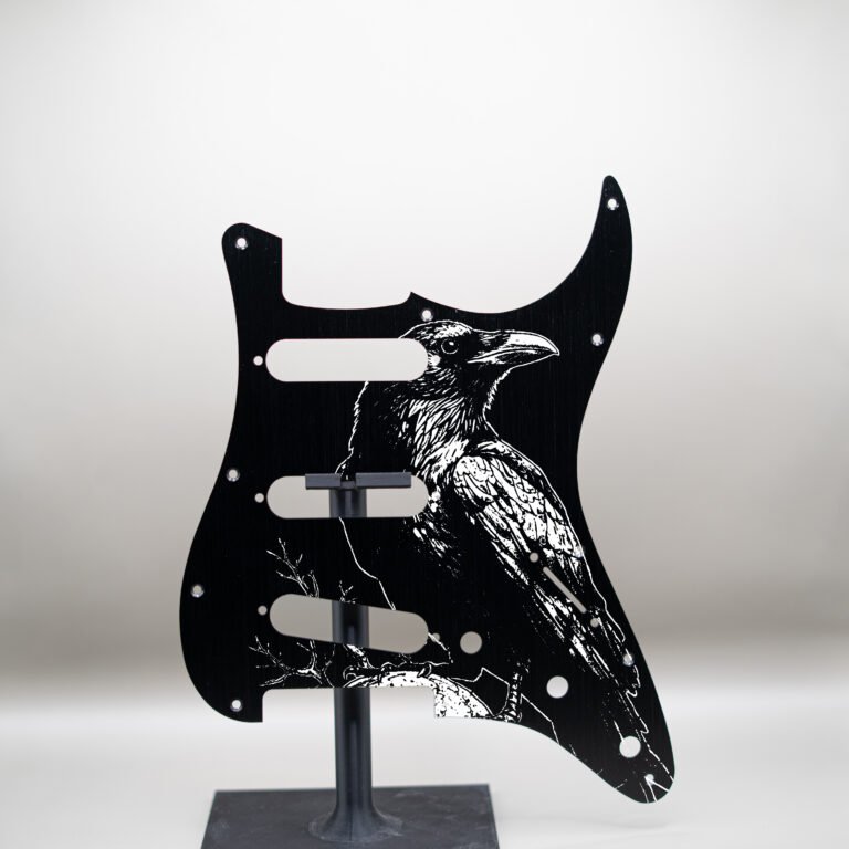 aztec death priest metal stratocaster pickguard (copy)