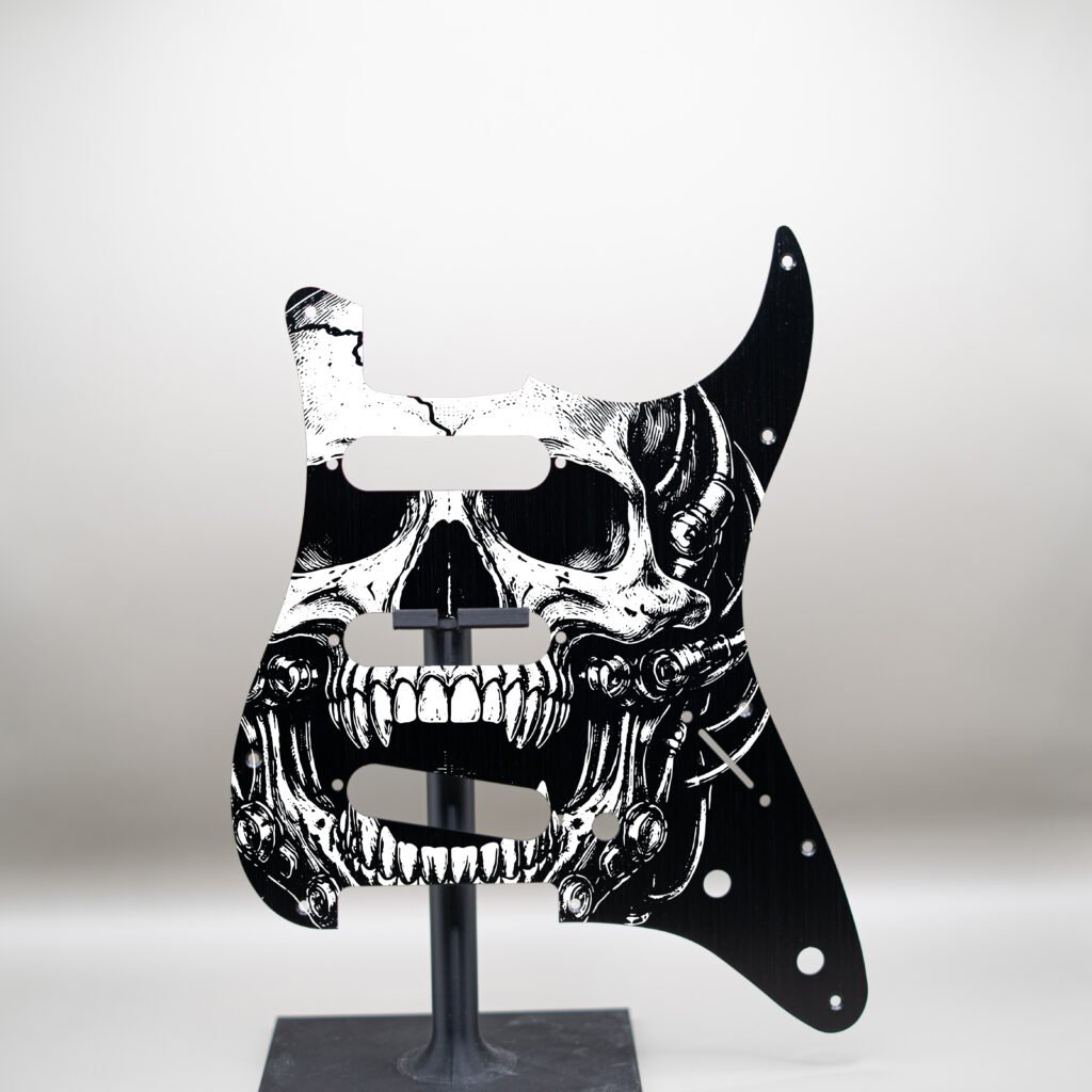 aztec death priest metal stratocaster pickguard (copy)