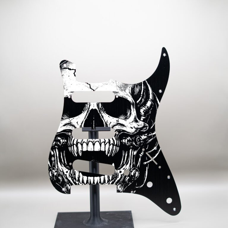 aztec death priest metal stratocaster pickguard (copy)