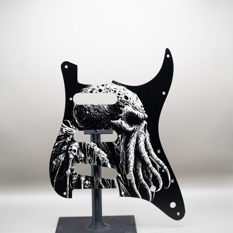 aztec death priest metal stratocaster pickguard (copy)