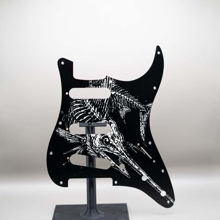 aztec death priest metal stratocaster pickguard (copy)