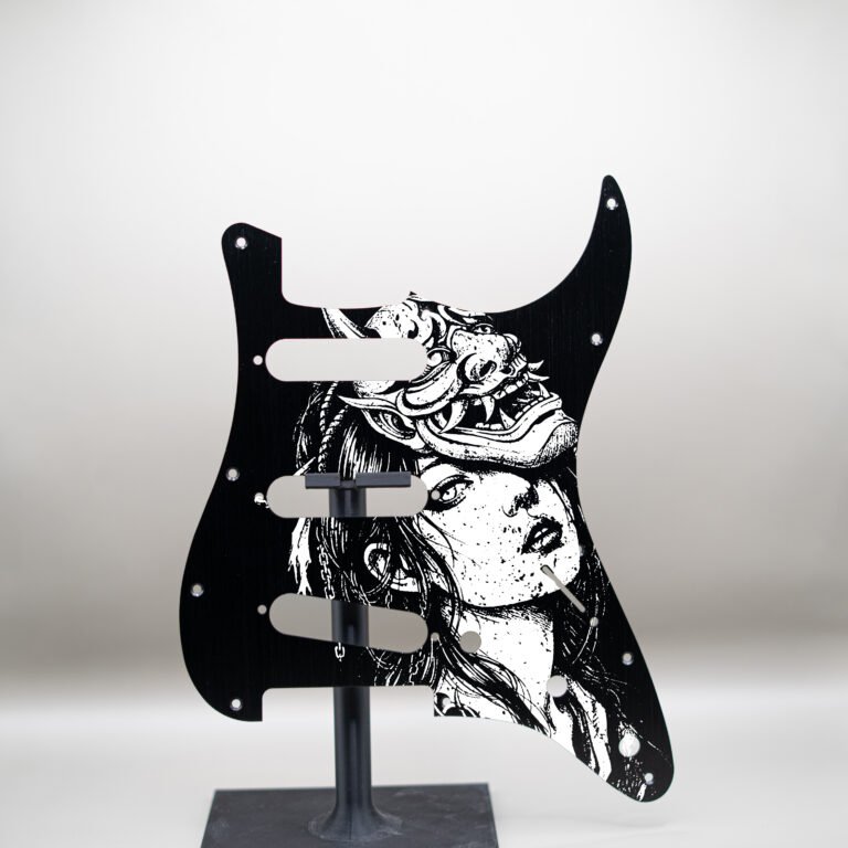 aztec death priest metal stratocaster pickguard (copy)