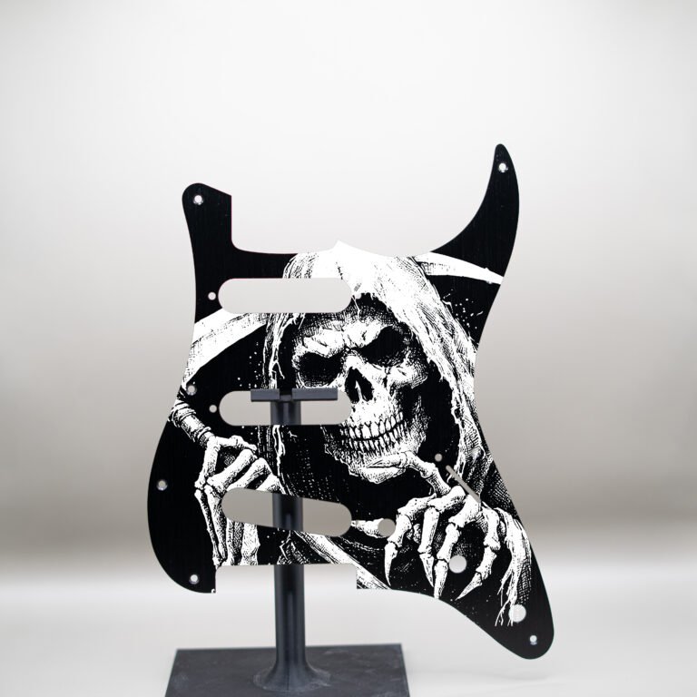 aztec death priest metal stratocaster pickguard (copy)