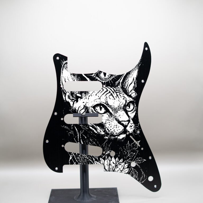 aztec death priest metal stratocaster pickguard (copy)