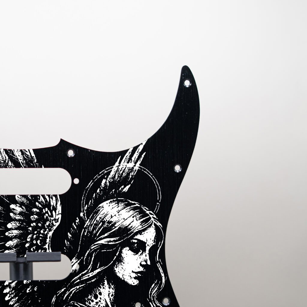 aztec death priest metal stratocaster pickguard (copy)