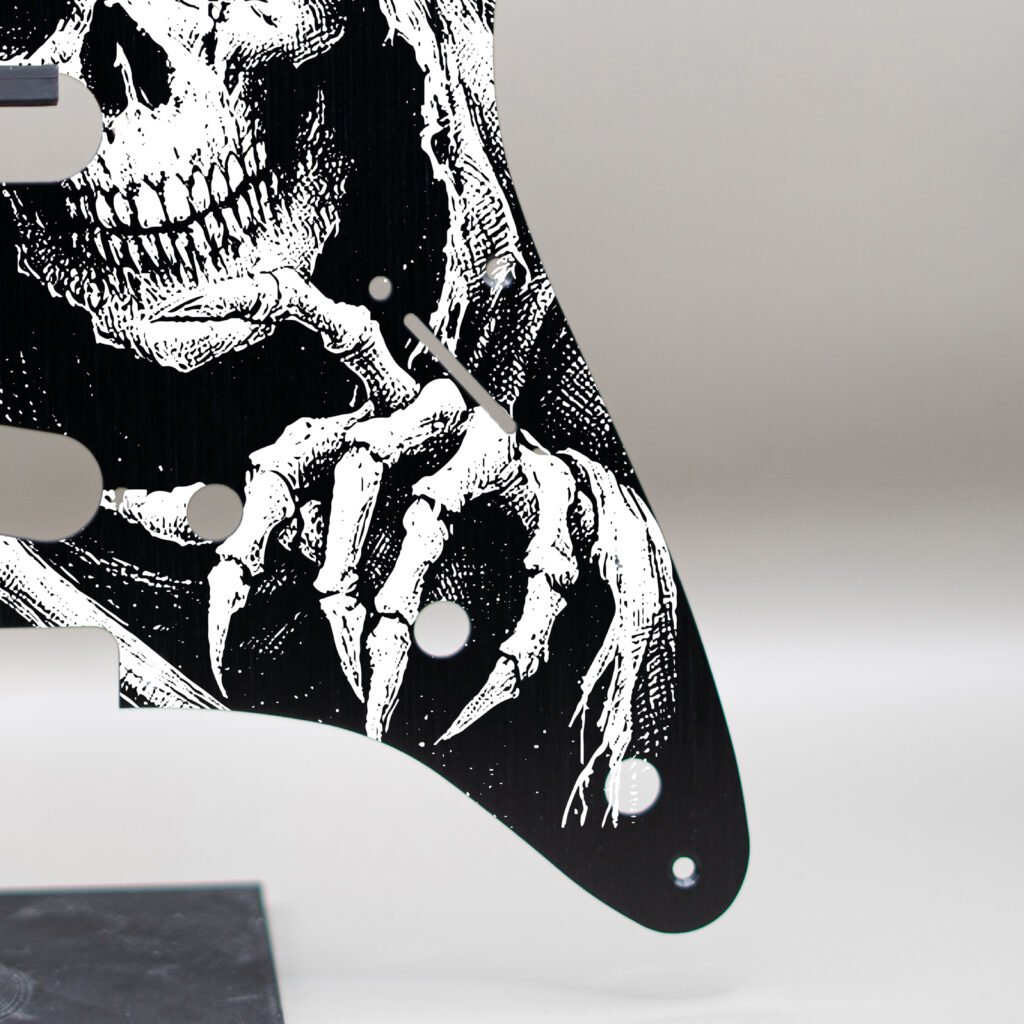 aztec death priest metal stratocaster pickguard (copy)