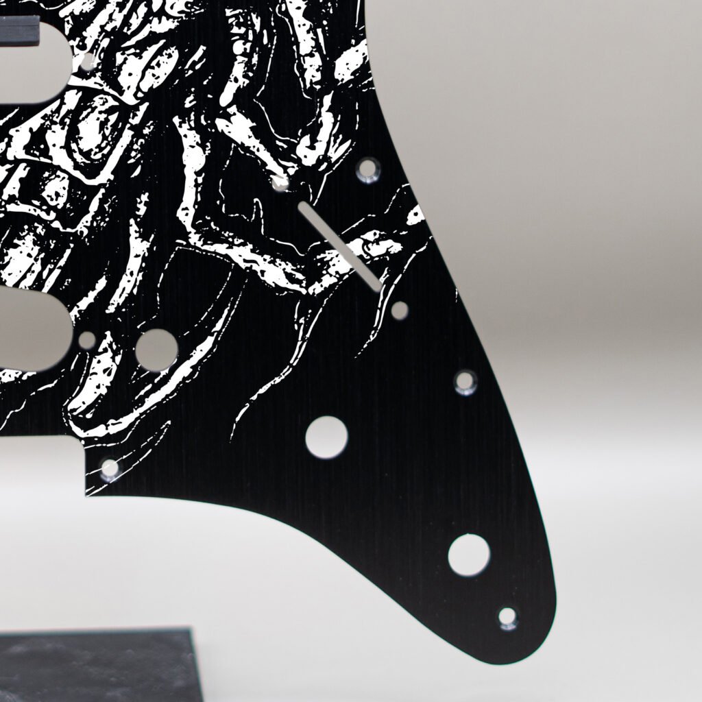 aztec death priest metal stratocaster pickguard (copy)