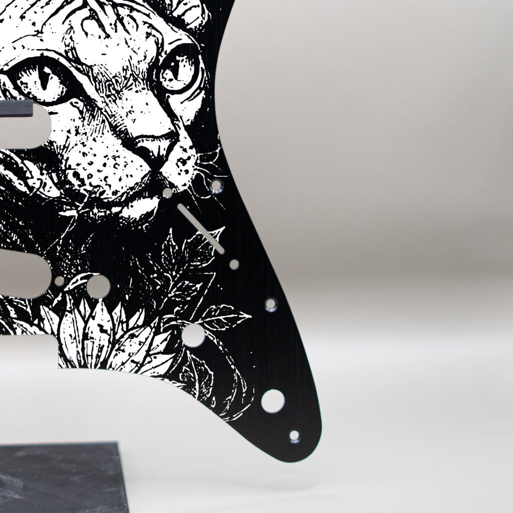aztec death priest metal stratocaster pickguard (copy)
