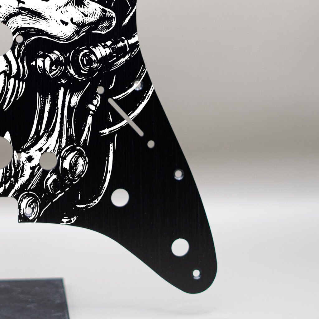 aztec death priest metal stratocaster pickguard (copy)