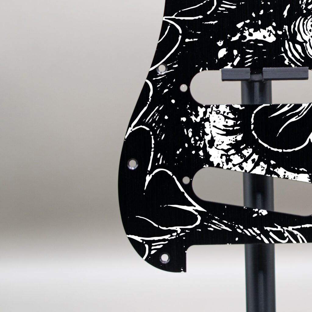 aztec death priest metal stratocaster pickguard (copy)