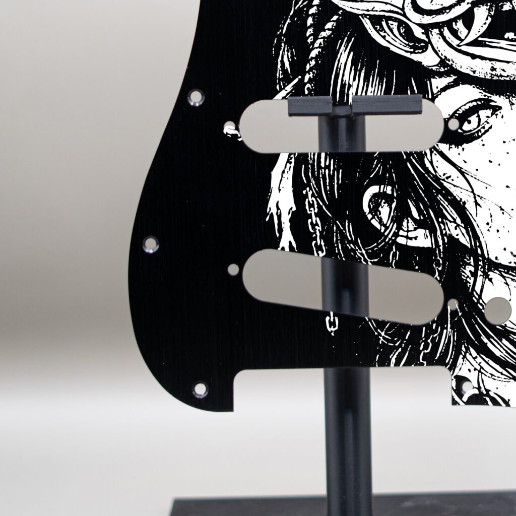 aztec death priest metal stratocaster pickguard (copy)