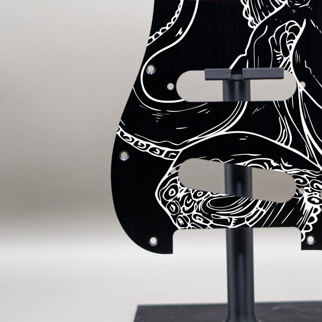 aztec death priest metal stratocaster pickguard (copy)