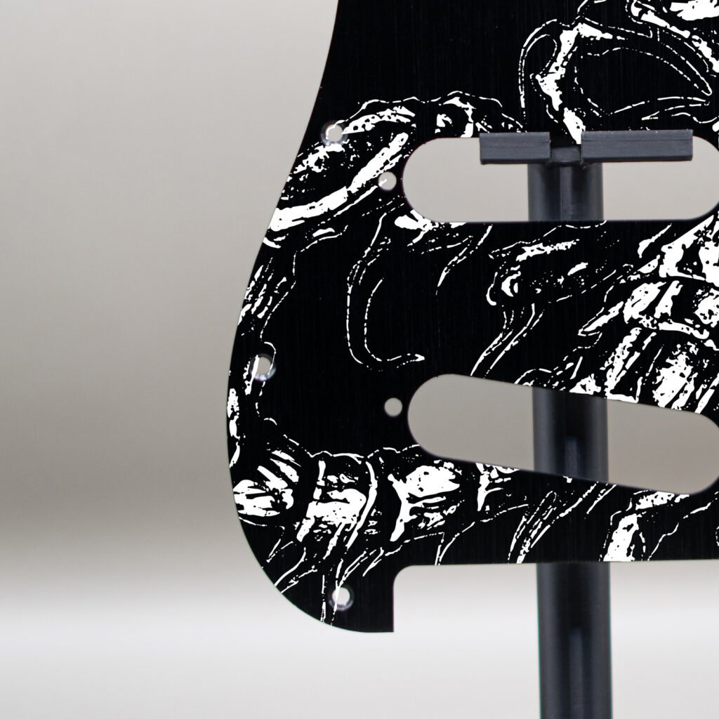 aztec death priest metal stratocaster pickguard (copy)