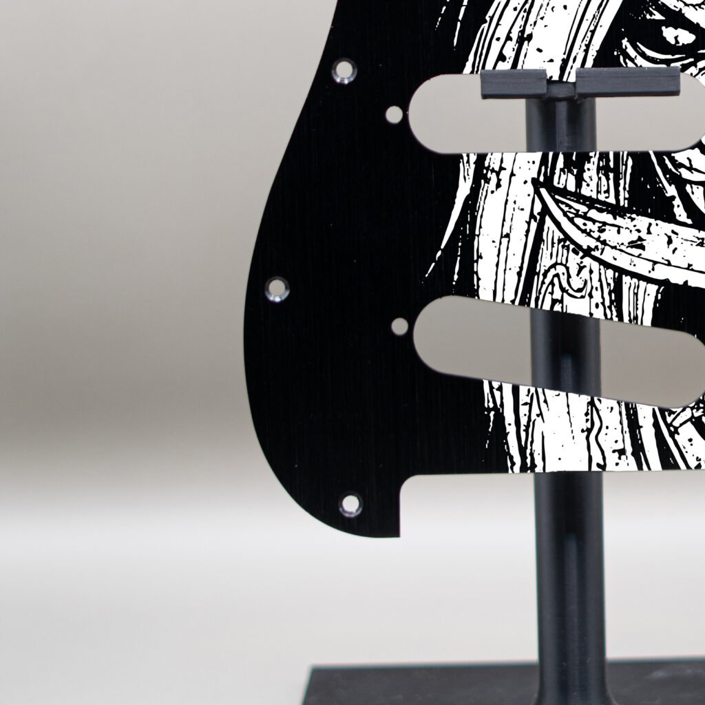 aztec death priest metal stratocaster pickguard (copy)