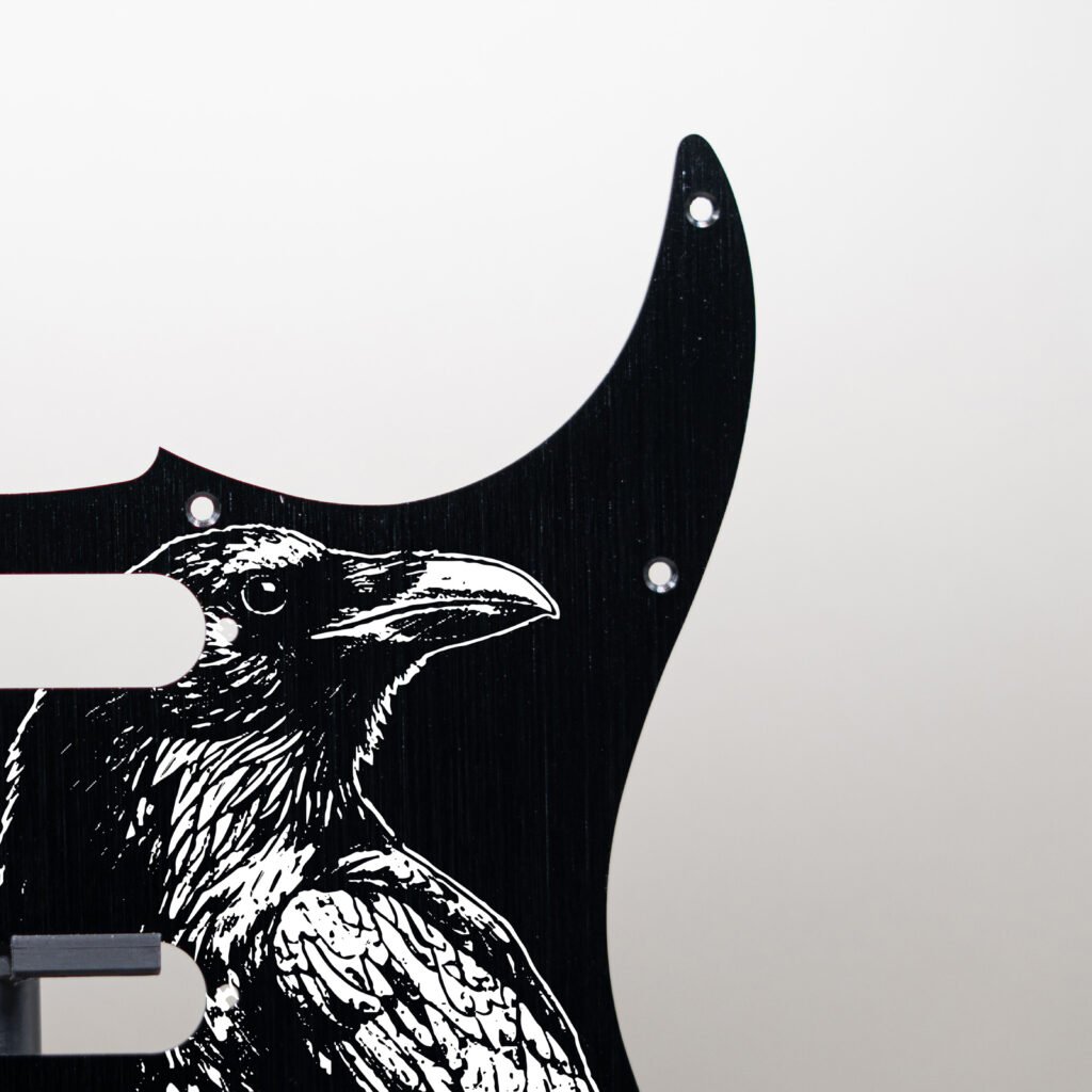 aztec death priest metal stratocaster pickguard (copy)