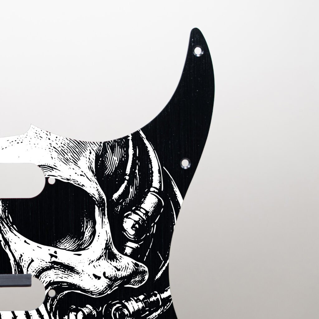 aztec death priest metal stratocaster pickguard (copy)